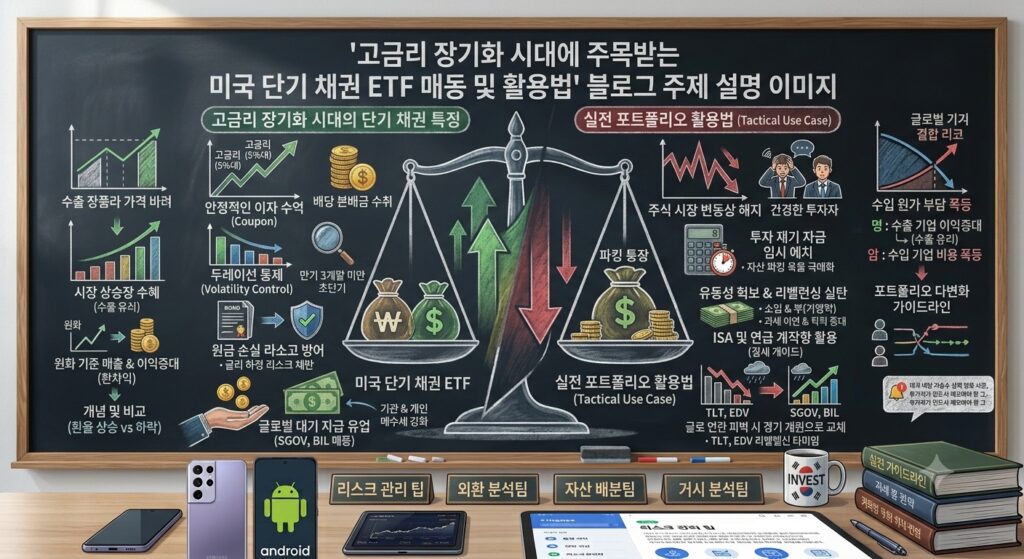 미국 단기 채권 ETF 매매 및 활용법