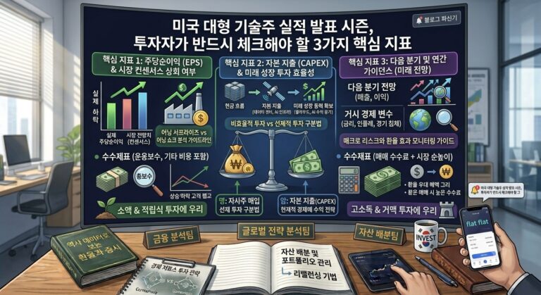 미국 대형 기술주 실적 발표