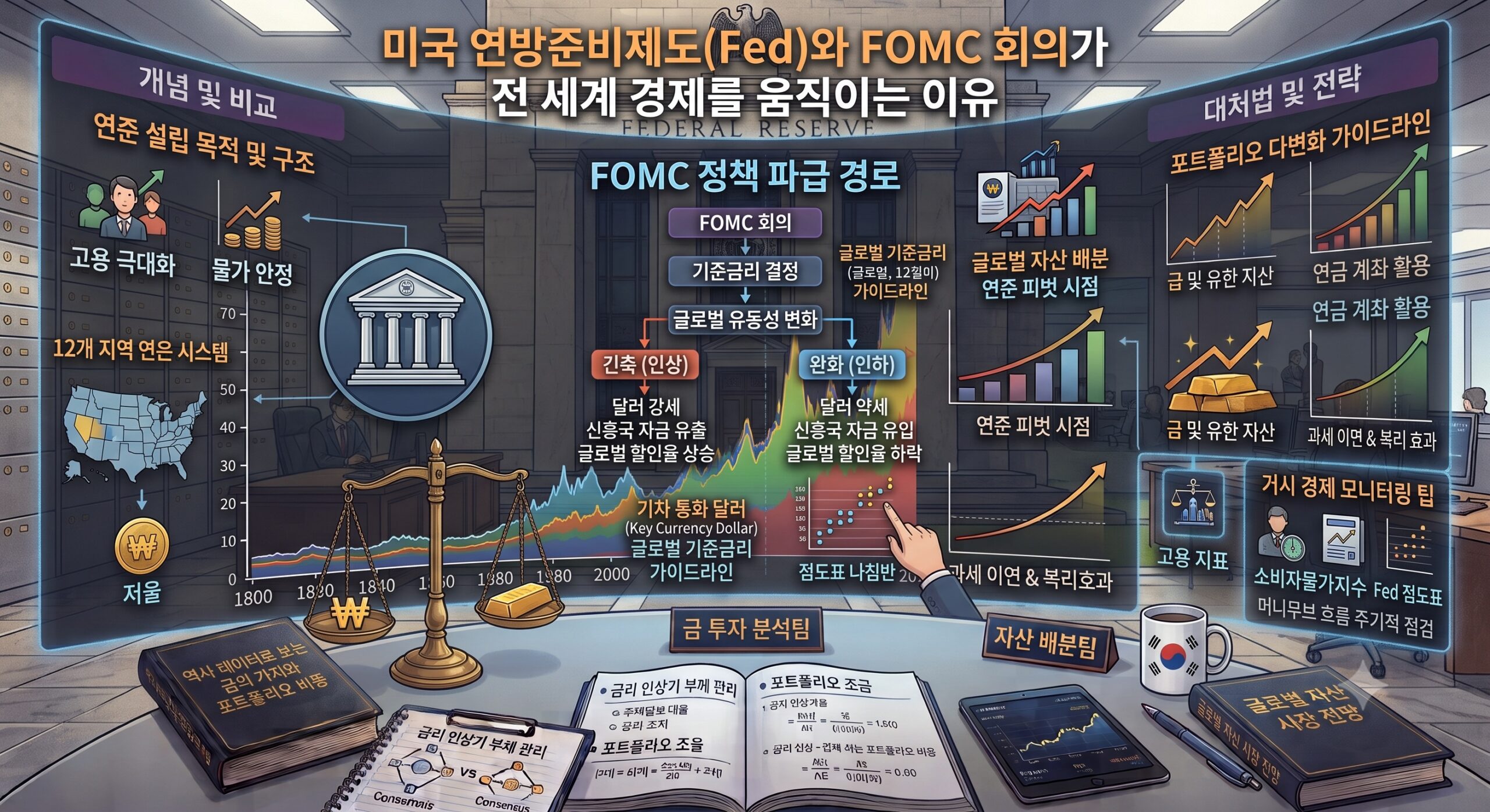 세계 경제 영향, 통화 정책 피벗, 기준금리 결정