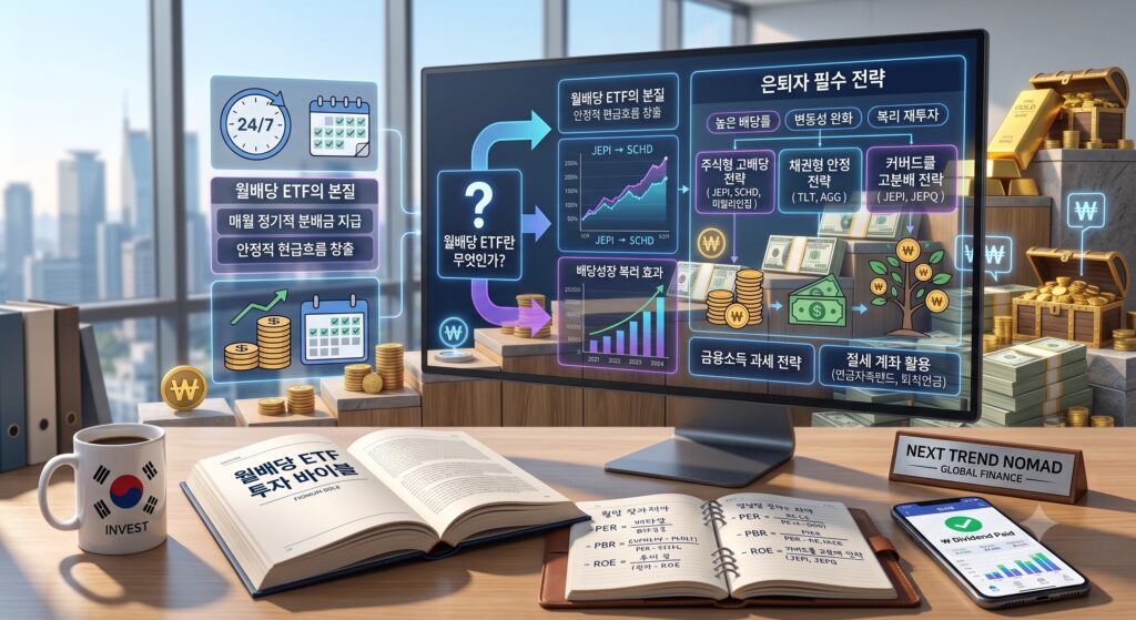 월배당 ETF란 무엇인가 매월 현금흐름을 만드는 은퇴자 투자 전략