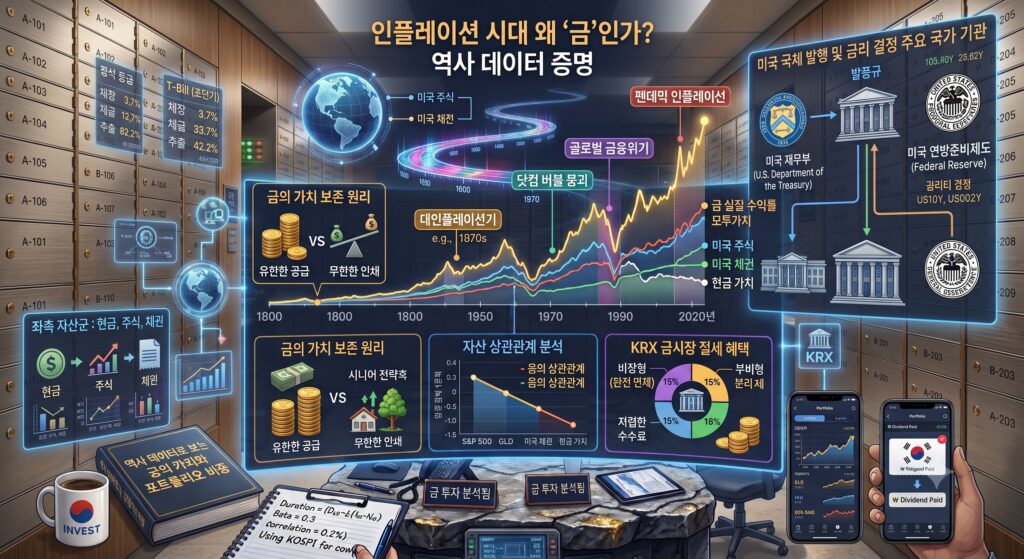 주식 및 채권과의 음의 상관 관계를 활용한 위험 분산