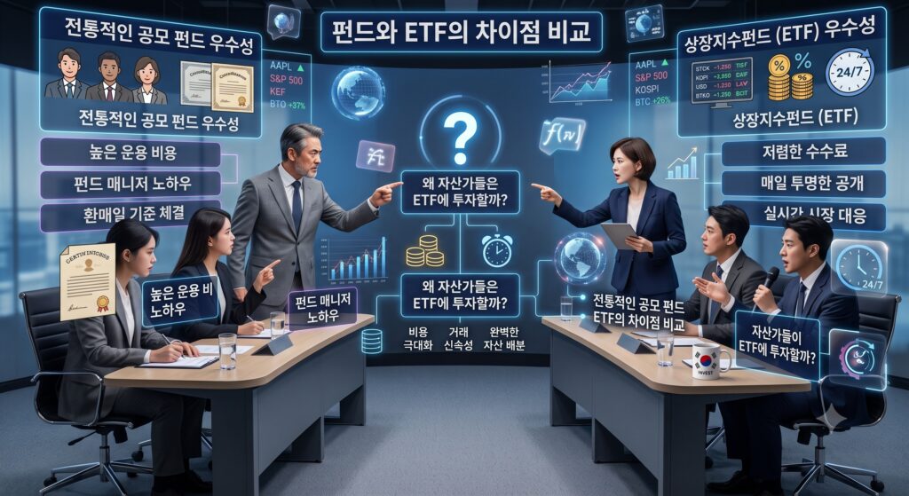 펀드와 ETF의 차이점 비교