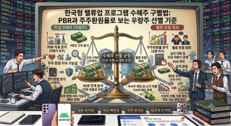 PBR과 주주환원율로 보는 우량주 선별 기준